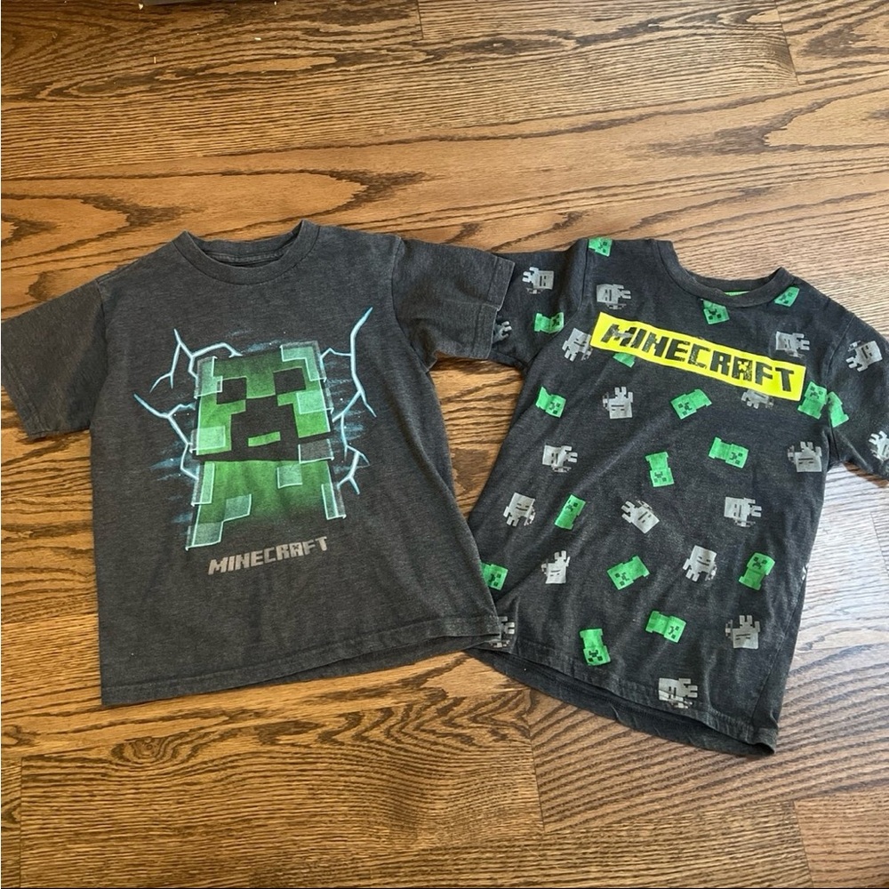 Youth Small/medium Minecraft shirts